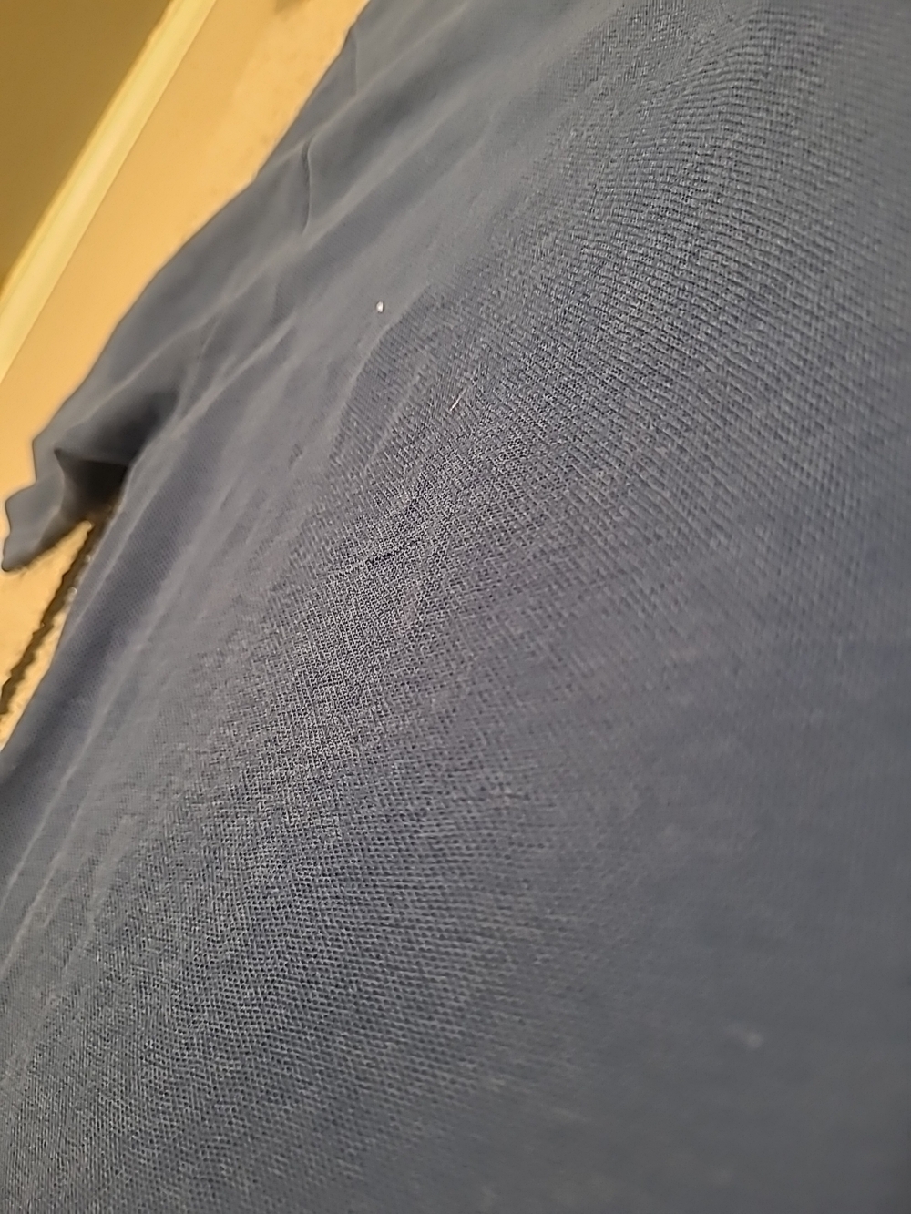Vintage Izod Lacoste Short Sleeve Polo Shirt Blue Large L Men's READ - Picture 13 of 14